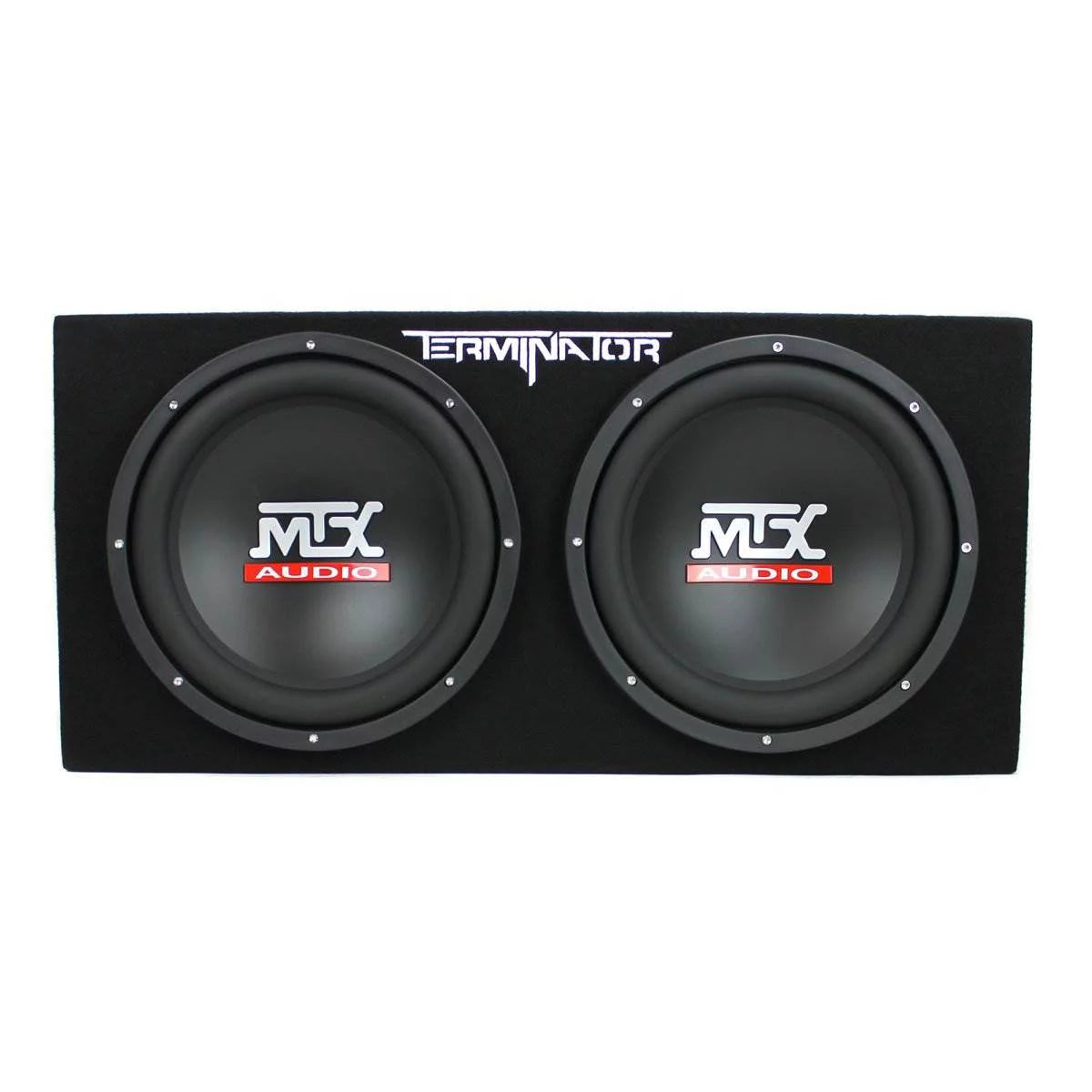 MTX TNE212D 12 Subwoofer (2 Pack) + Monoblock Amplifier (2 Pack) + Amp Wire Kit