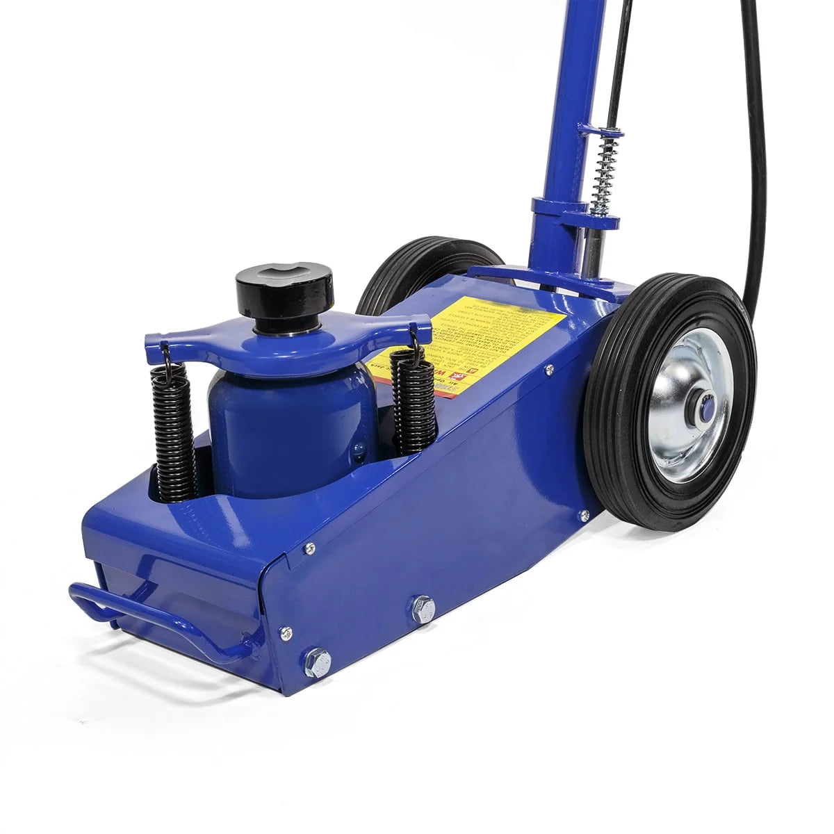Pro-Series 22-Ton Air Hydraulic Floor Jack Car Wheel Floor Jack Capacity w/ (4) Extension Saddle Set, Blue