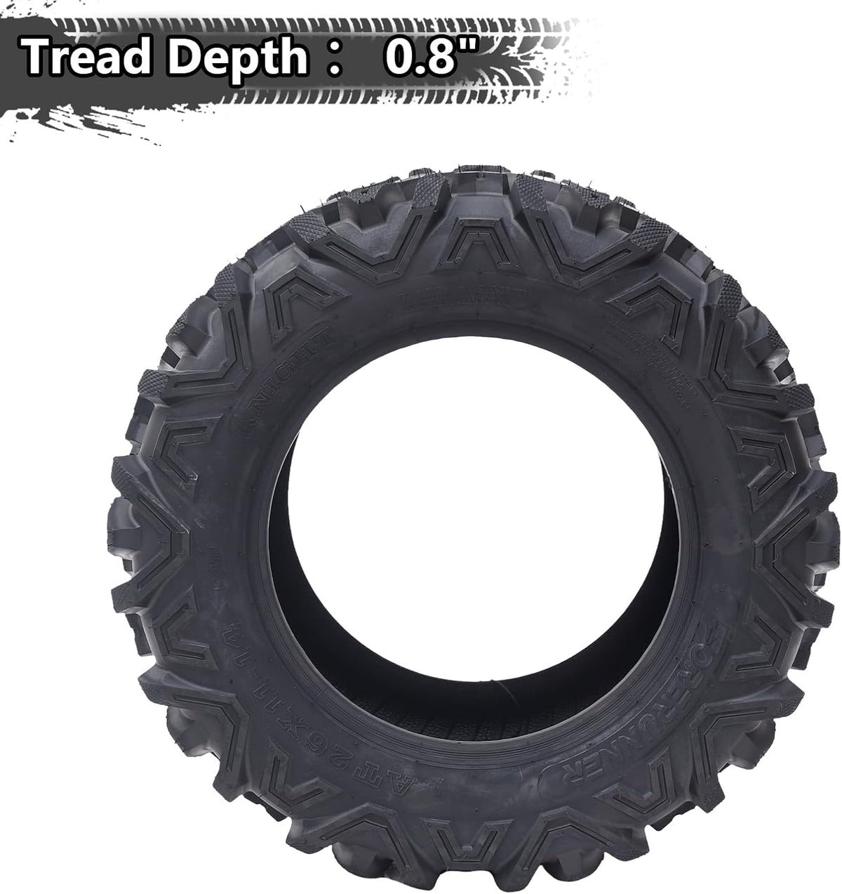 26x12-12 All-Terrain ATV/UTV Tires, Set of 2