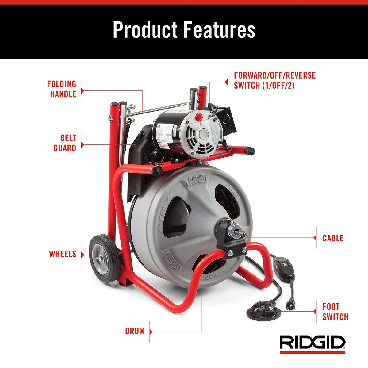 RIDGID 52363 Cleaning 120 Volt Machine