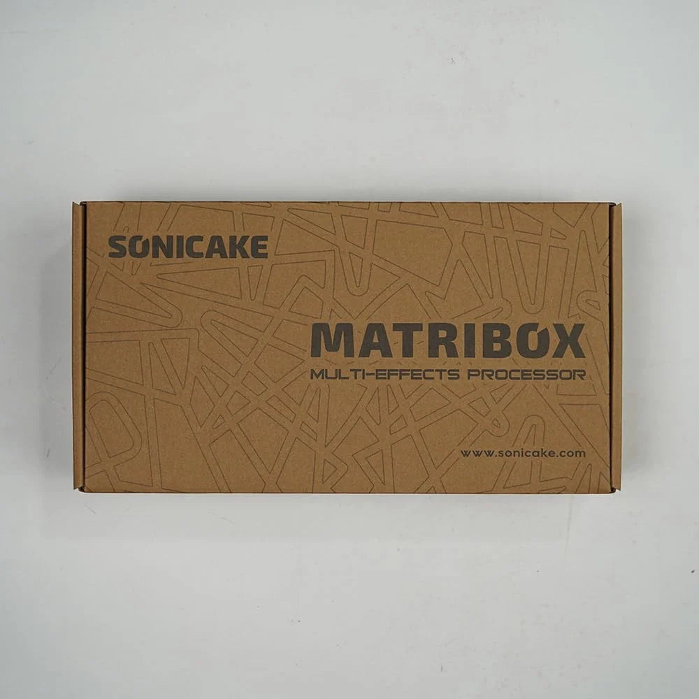 SONICAKE Multi Effects Processor with Expression Pedal Guitar Bass Amp Modeling IR Cabinets Simulation Stereo OTG USB Audio Interface Matribox