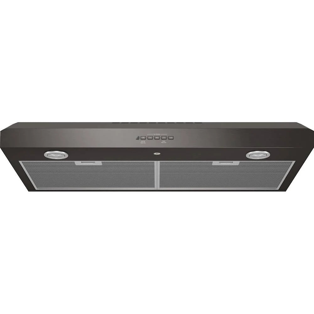 GE - 36 Convertible Range Hood - Black stainless steel