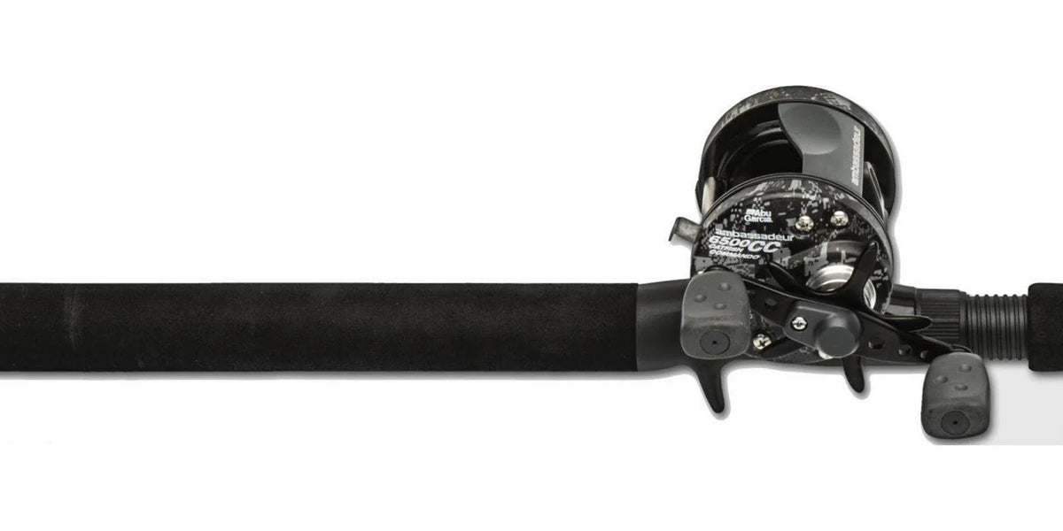 Abu Garcia 7a Catfish Commando Cast Fishing Rod and Reel Baitcast Combo