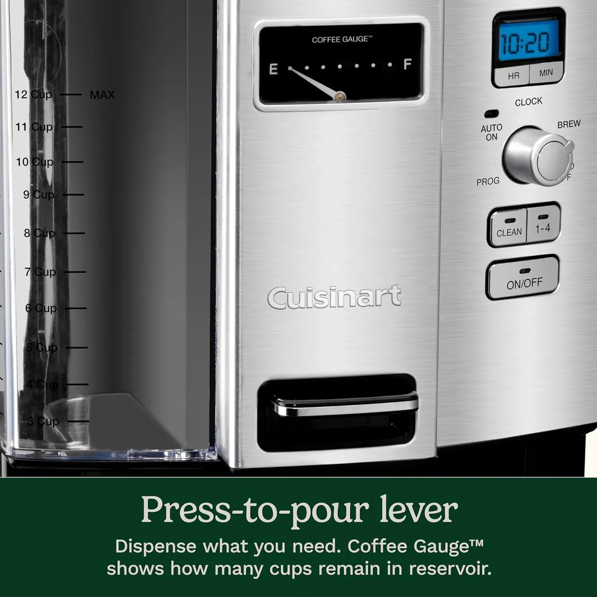 Cuisinart Coffee Maker, 12 Cup Programmable Drip, DCC-3000P1, Black