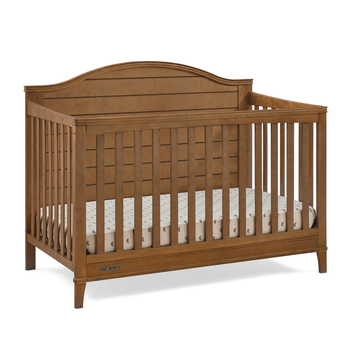 Children Phoebe 6-in-1 Convertible Crib - Greenguard Gold Certified, Chestnut