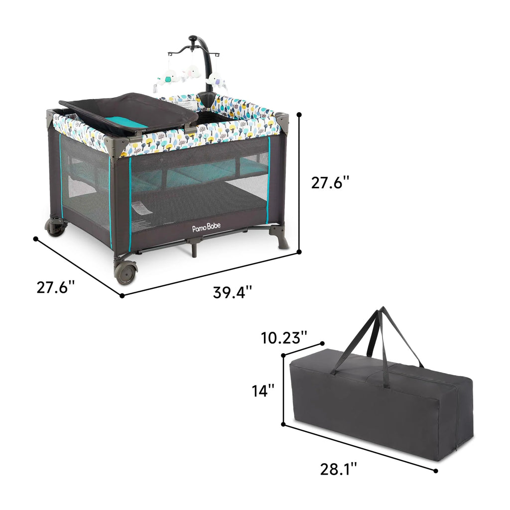 Portable Playard Comfortable Mattress Changing