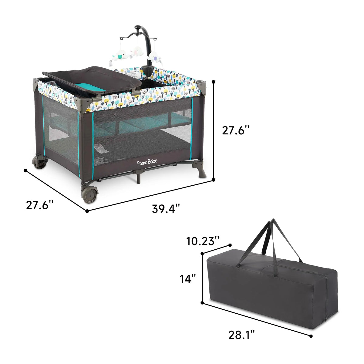 Portable Playard Comfortable Mattress Changing