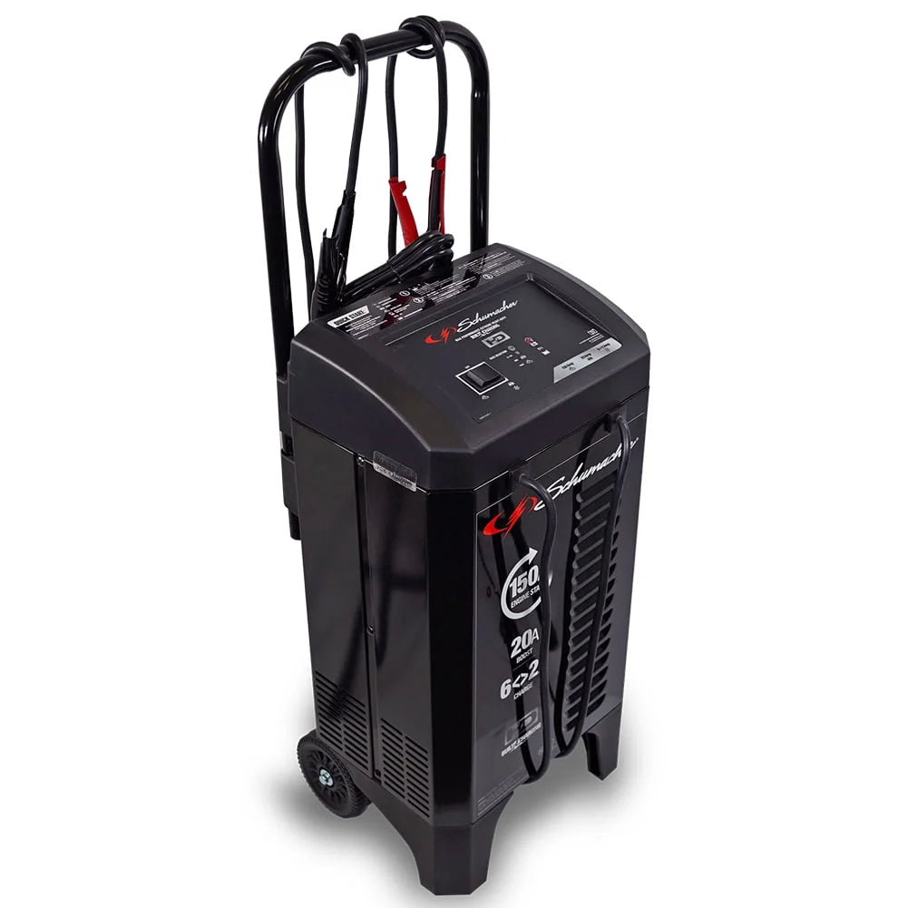 Schumacher Battery Charger, Starter, Boost Maintainer and Auto Desulfator 150 Amp/20 Amp, 12V
