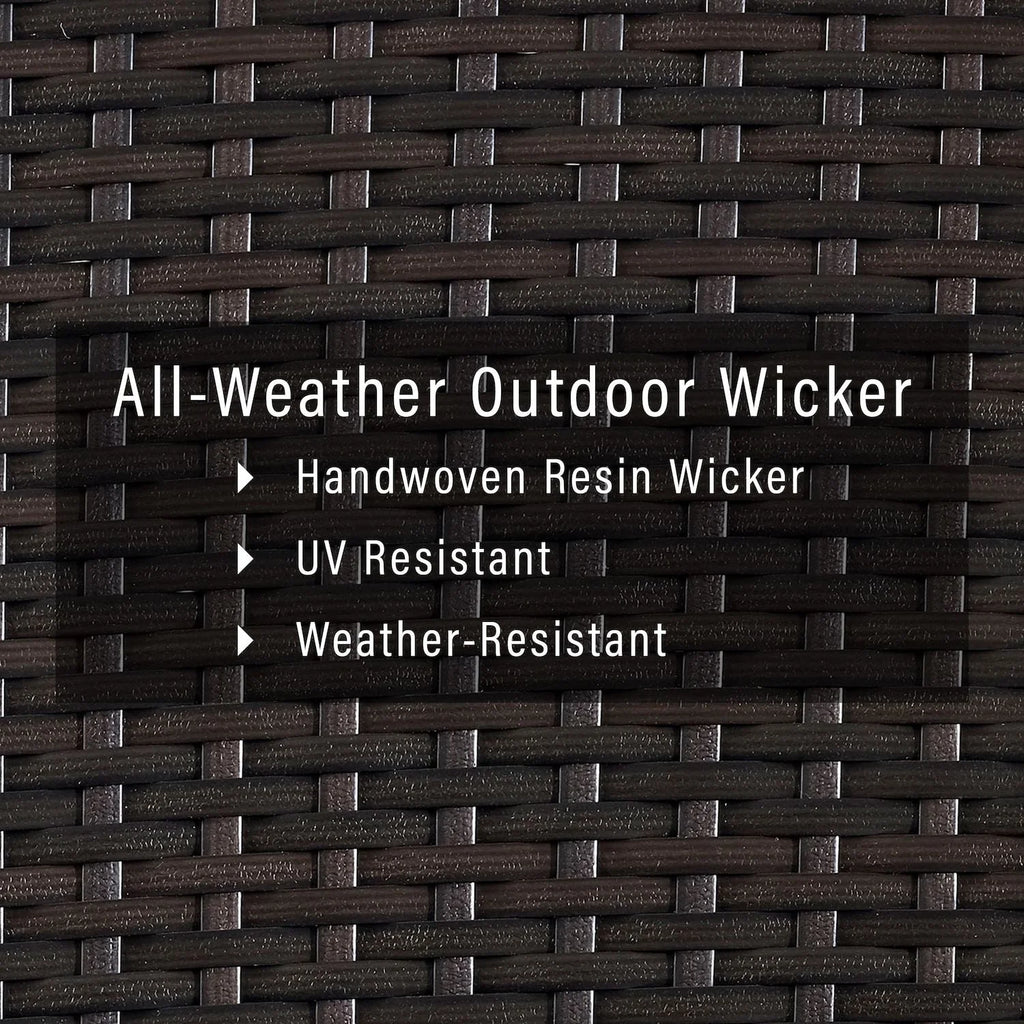 Palm Harbor Faux Wicker Towel Valet