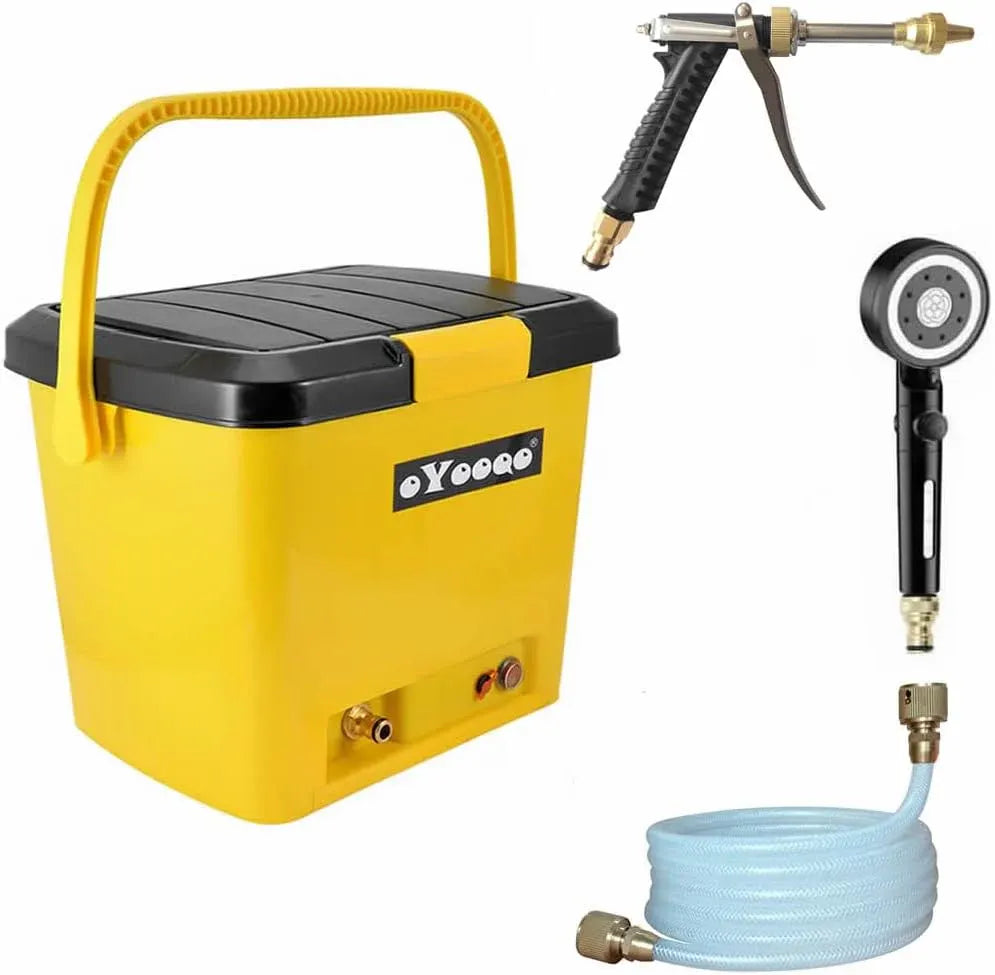 Portable Pressure Washer | 5 Gal Tank | 255 PSI | 45-Min Runtime | Versatile for Car Wash, Dog Bath, Home & Patio, & Portable Camping Shower | Durable Design for RV, Overland & Beach Adventures