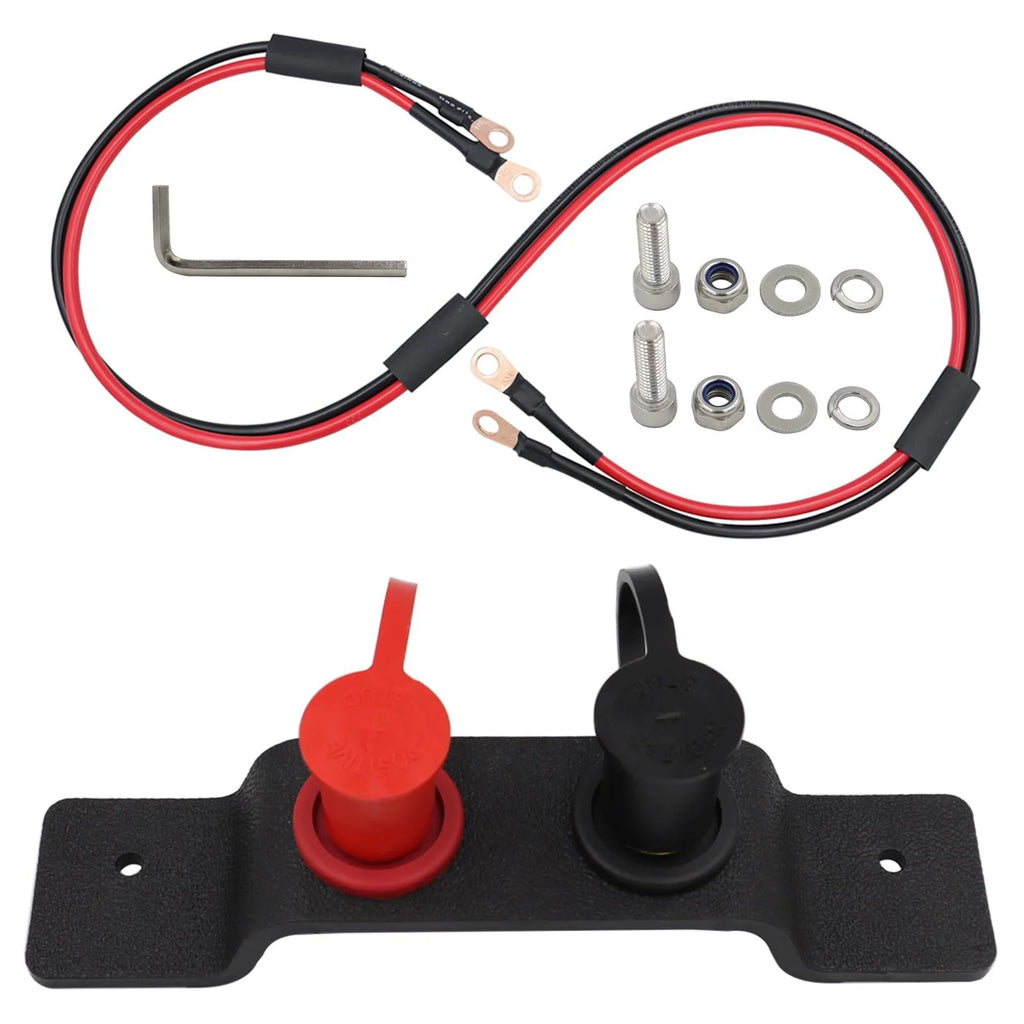 Battery Jump Post Starter Charging Cables Fit for x3 2 or 4 Seat Engines Travel Trailers Racing Cars