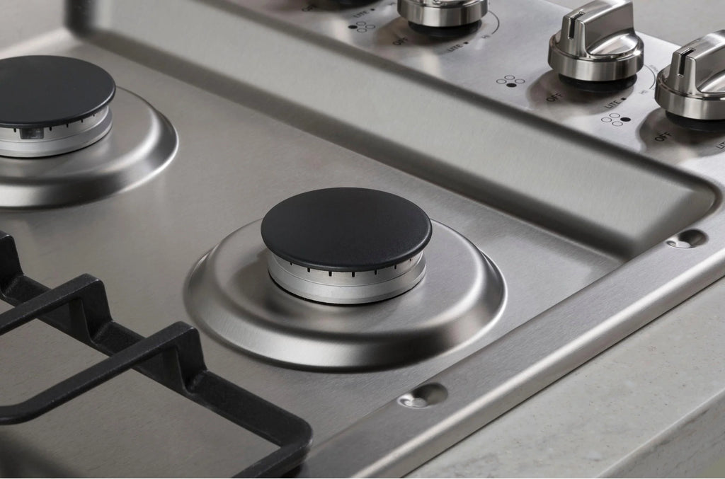GE - 30 Built-In Gas Cooktop - Stainless steel