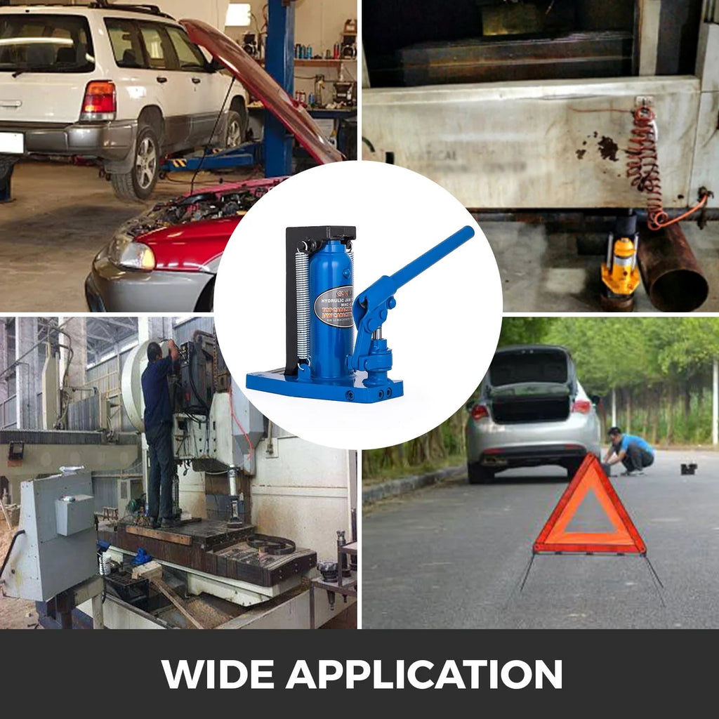 VEVORbrand Toe Jack Lift Hydraulic Machine Toe Jack Lift Air Hydraulic Toe Jack Proprietary Heat-Treated Steel (2.5-5Ton Blue)