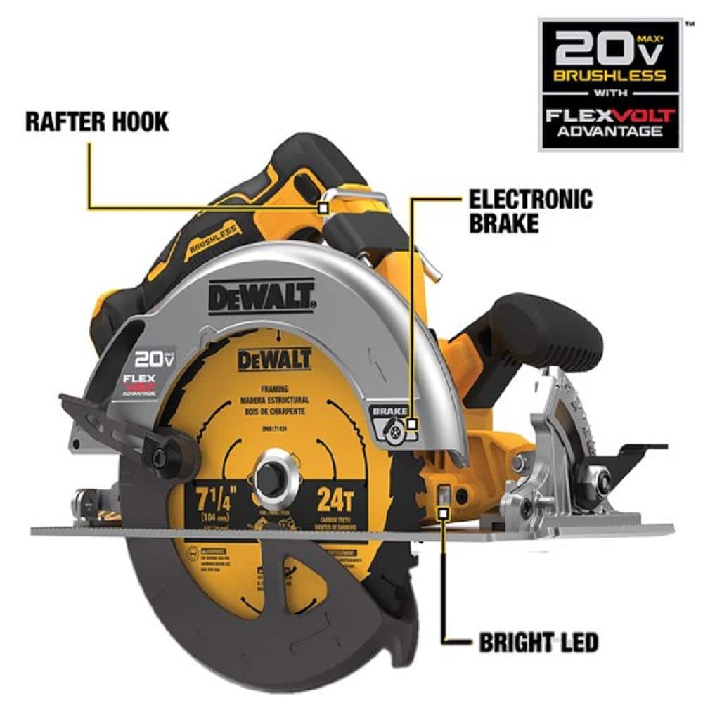 20V MAX Lithium-Ion Cordless Brushless 5 Tool Combo Kit with (2) 4.0Ah Batteries and Charger DCKTS599M2