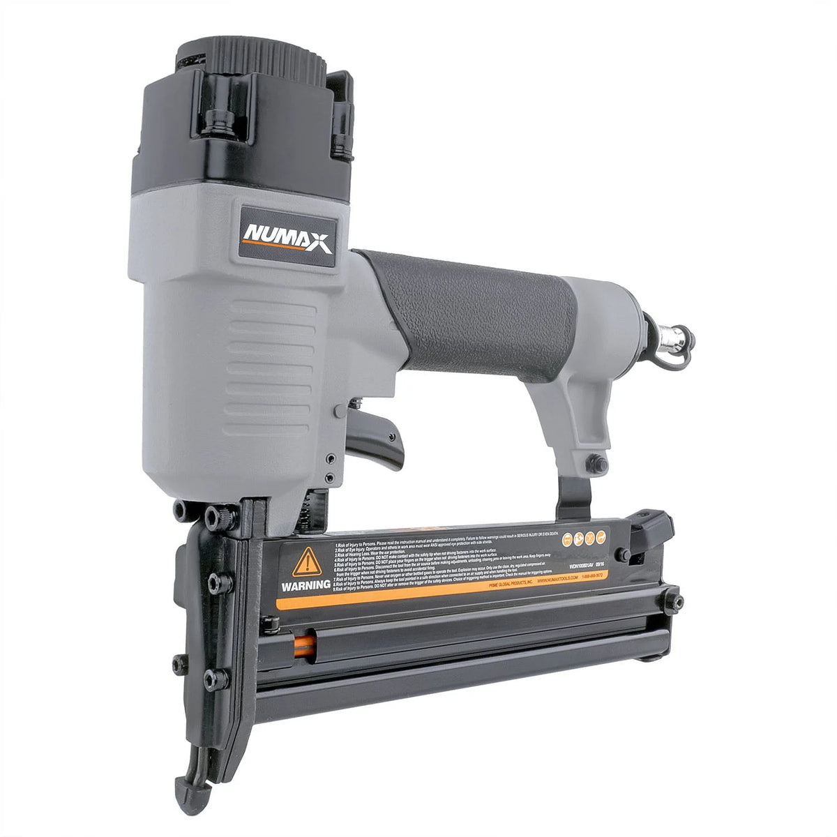 NuMax S3GI12CK 3 Gallon Oil-Free Air Compressor with Brad Nailer / Stapler, Air Hose, Inflation Kit & Fasteners