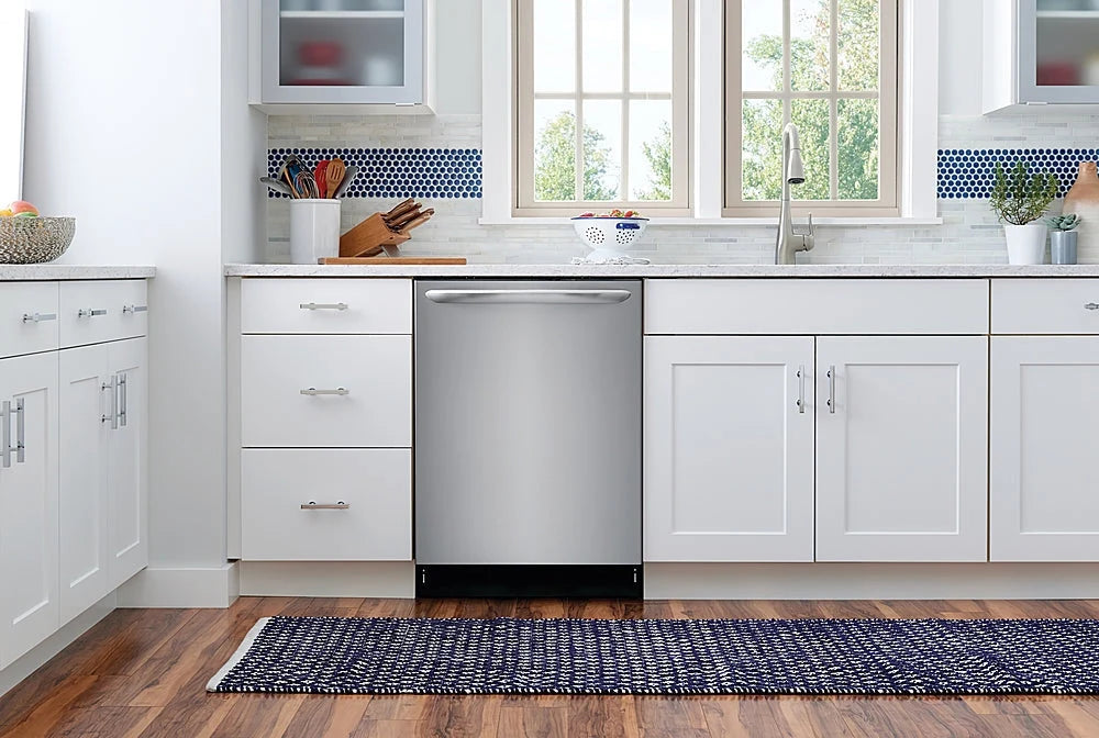 Frigidaire - Gallery 24 Top Control Tall Tub Built-In Dishwasher with Stainless Steel Tub - Stainless steel