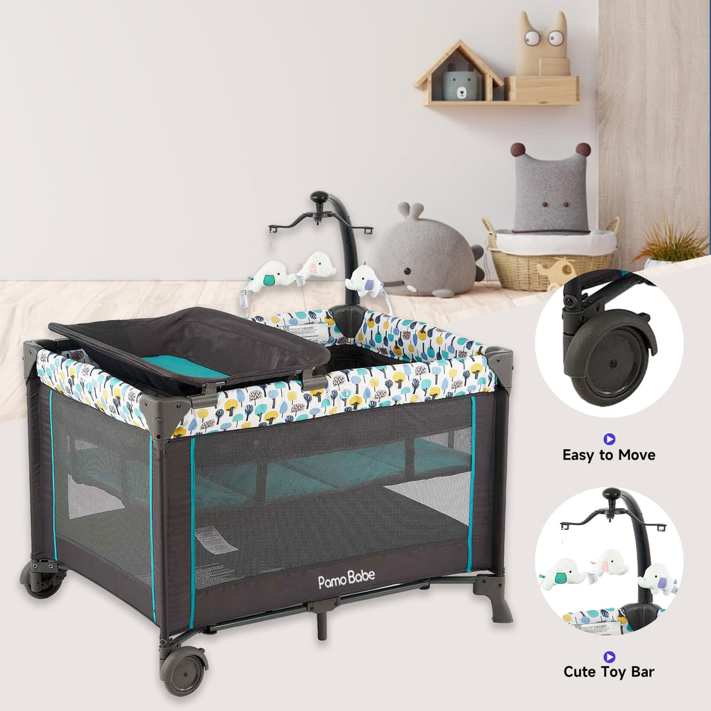 Portable Playard Comfortable Mattress Changing