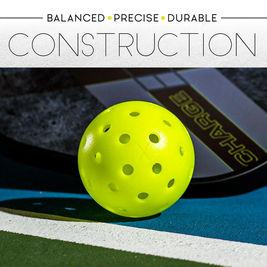 Franklin Sports Outdoor Pickleballs X40 Optic Yellow Balls 100 Pack