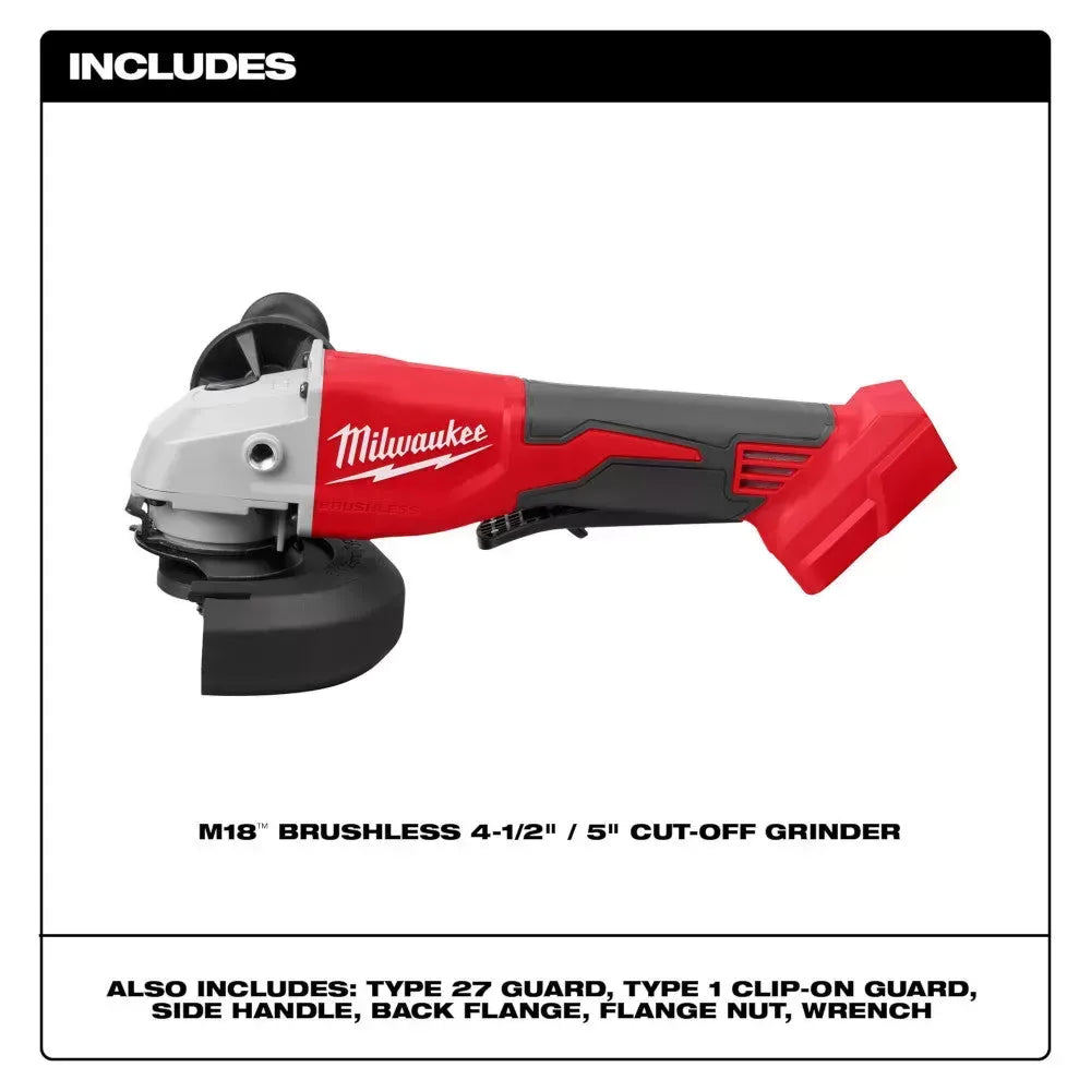 Milwaukee Pre-Sale 2686-20 M18 18V 4-1/2 / 5 Cut-Off Grinder Paddle Switch - Bare Tool