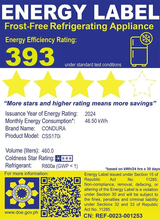 16.2 Cu. Ft. Side-by-Side Refrigerator Inverter
