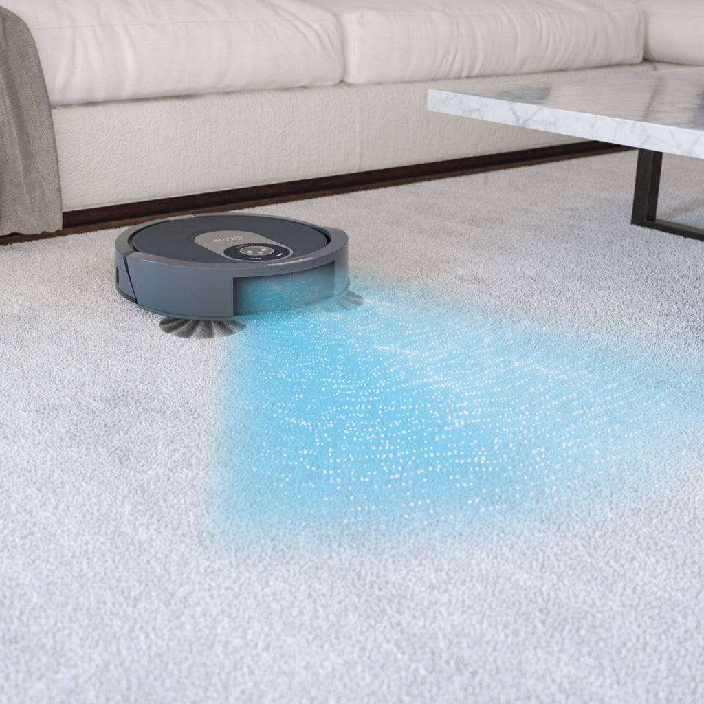 Shark - AI Robot Vacuum RV2001 with Self Cleaning Brushroll, Object Detection, Wi Fi - Gray