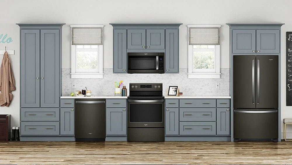 Whirlpool - 24 Built-In Dishwasher - Black stainless steel