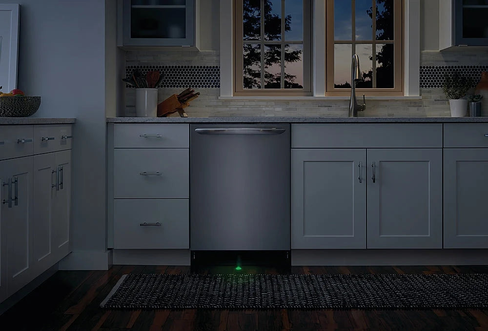Frigidaire - Gallery 24 Top Control Tall Tub Built-In Dishwasher with Stainless Steel Tub - Stainless steel