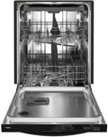 Whirlpool - 24 Top Control Built-In Dishwasher with Stainless Steel Tub, Large Capacity, 3rd Rack, 47 dBA - Black