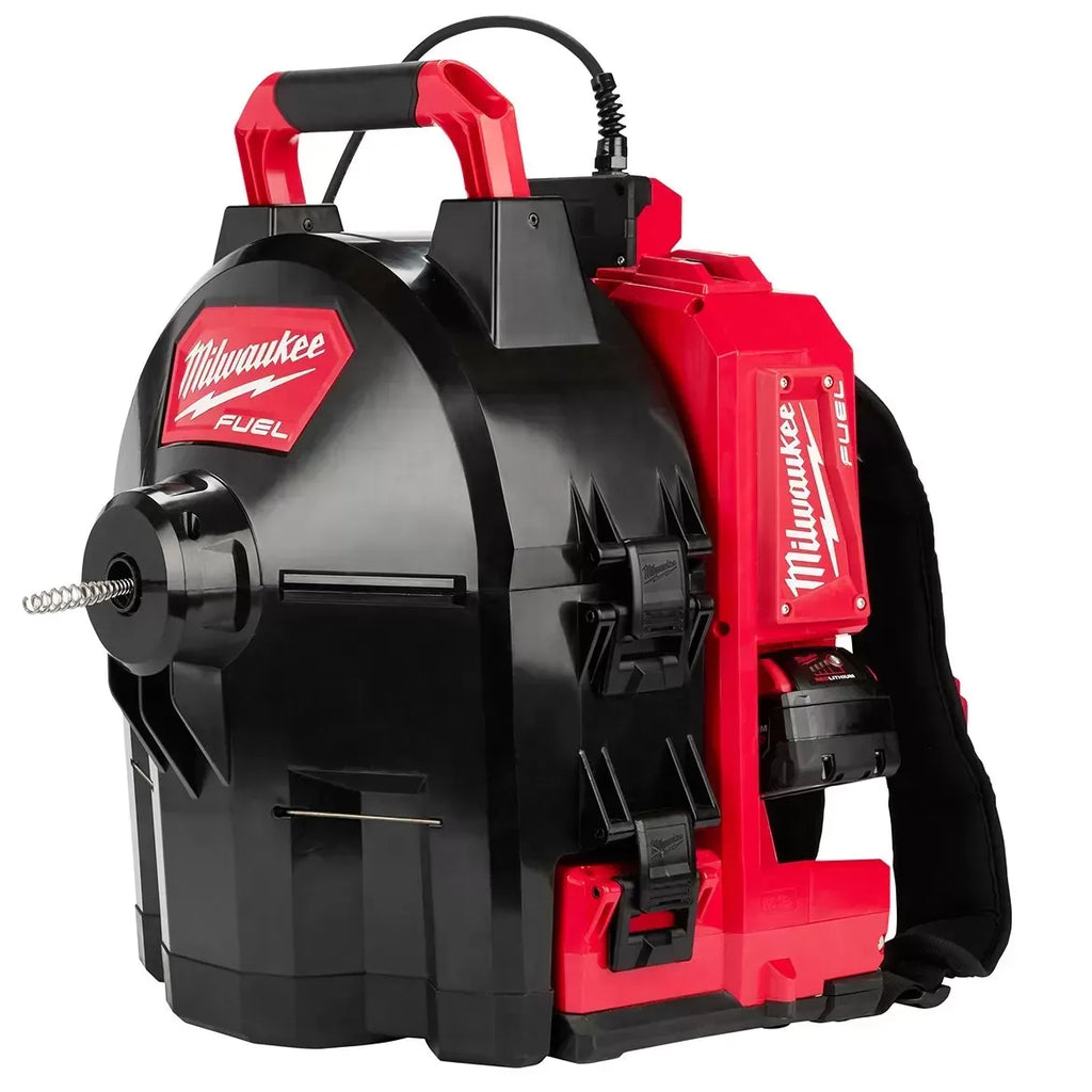 Milwaukee 2775A-211 M18 FUEL 18V 5/16-Inch x 75-Foot Switch Pack Drain Snake Kit