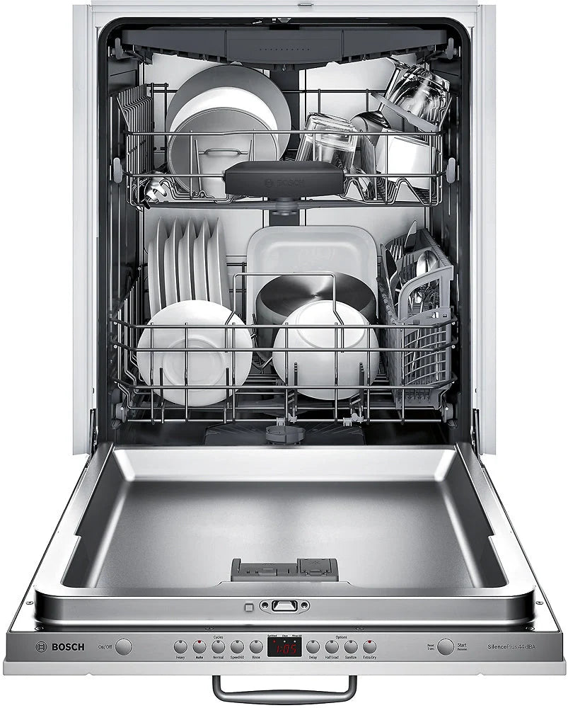 Bosch - 300 Series 24 Custom Panel Dishwasher with Stainless Steel Tub - Custom Panel Ready