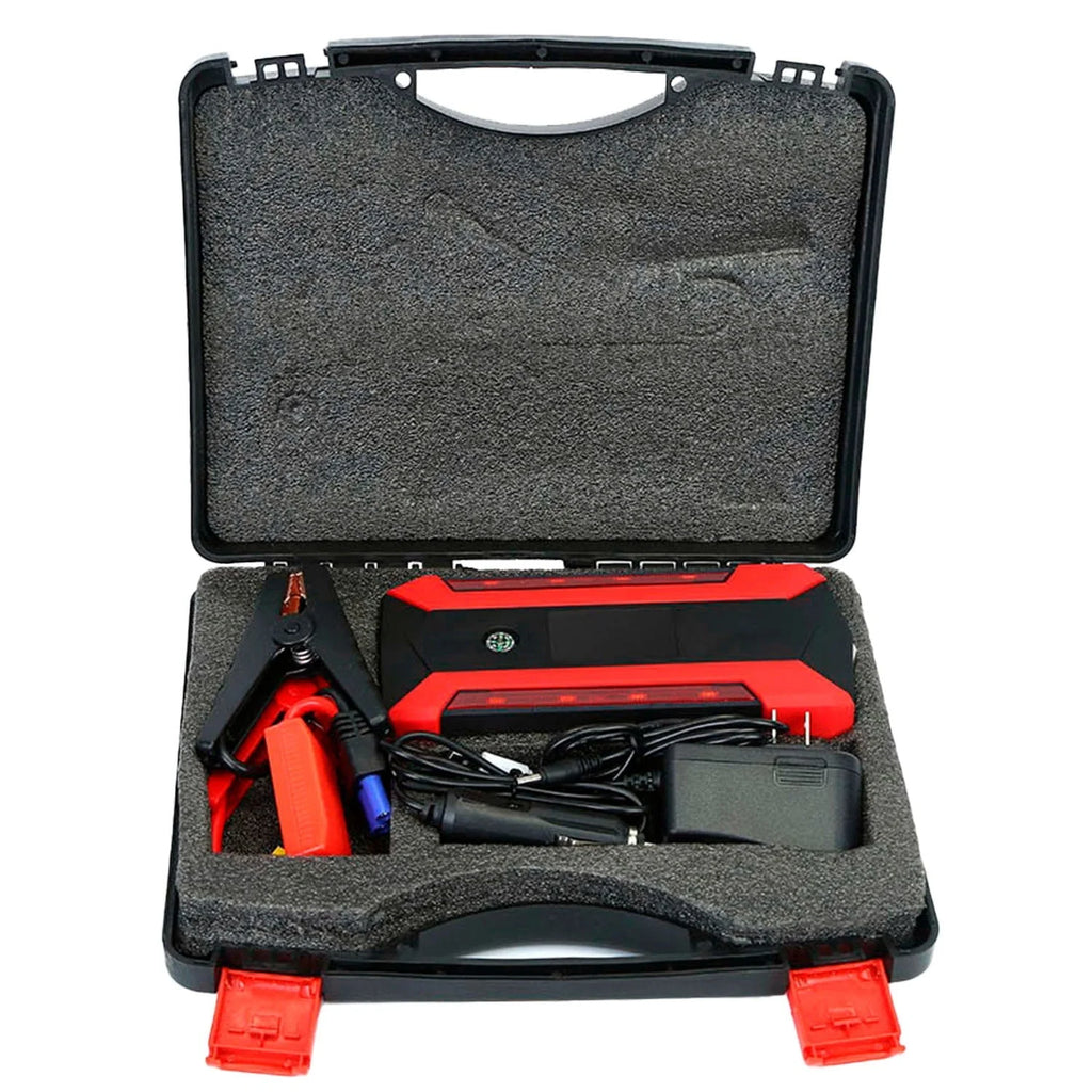 iNova 20000mAh Car Battery Jump Starter 1000A Battery Charger with Safe Smart Clamps LED Flashlight