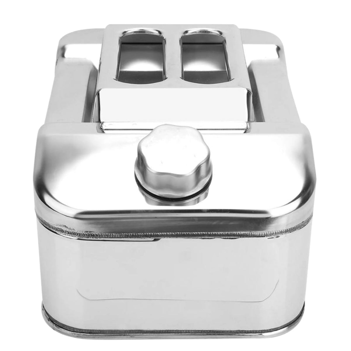 EUBUY 304 Stainless Steel Jerry Can Car Canister Holder Storage Tank with 3 Handles for Water Petrol Oil Water Alcohol 20L