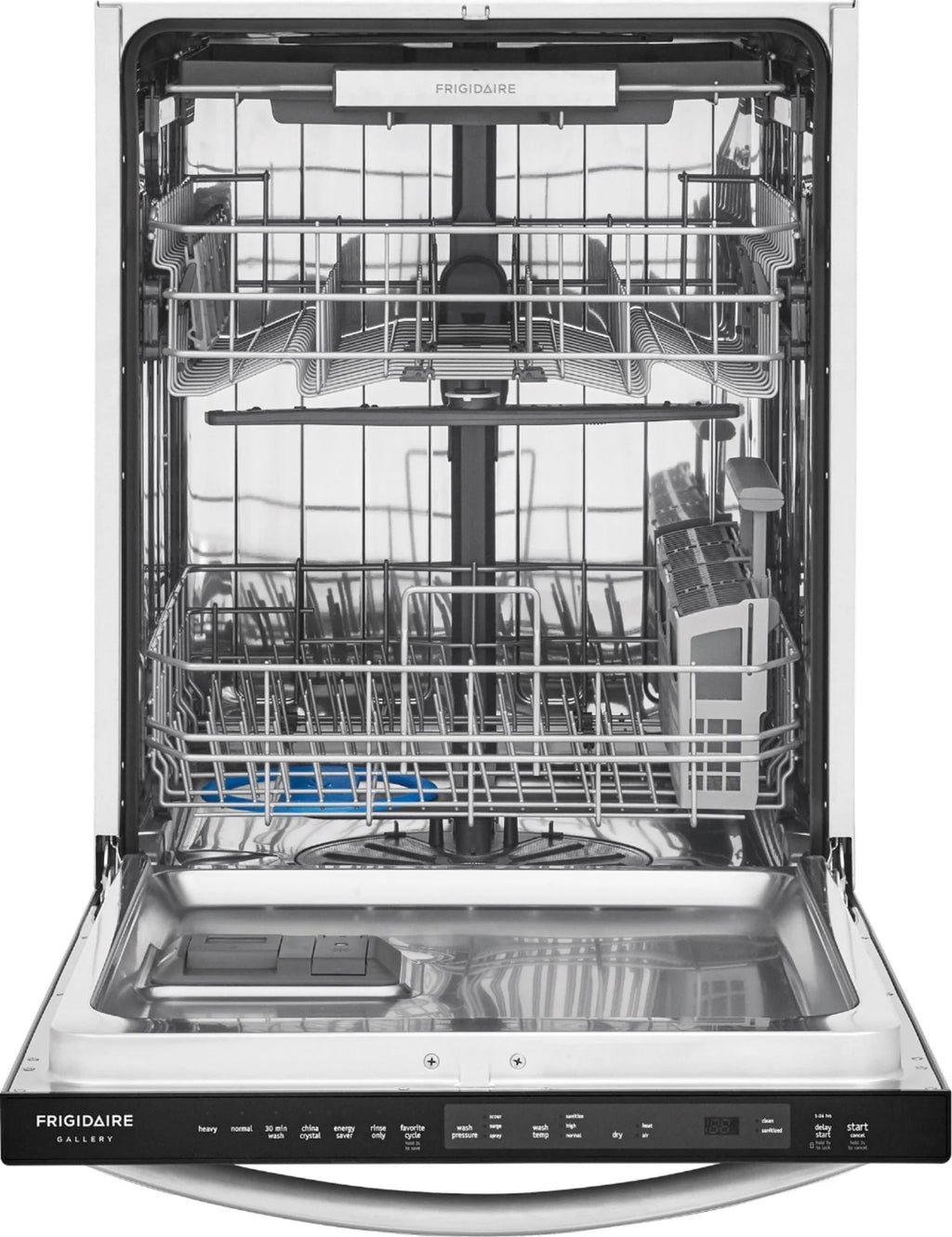 Frigidaire - Gallery 24 Top Control Tall Tub Built-In Dishwasher with Stainless Steel Tub - Stainless steel