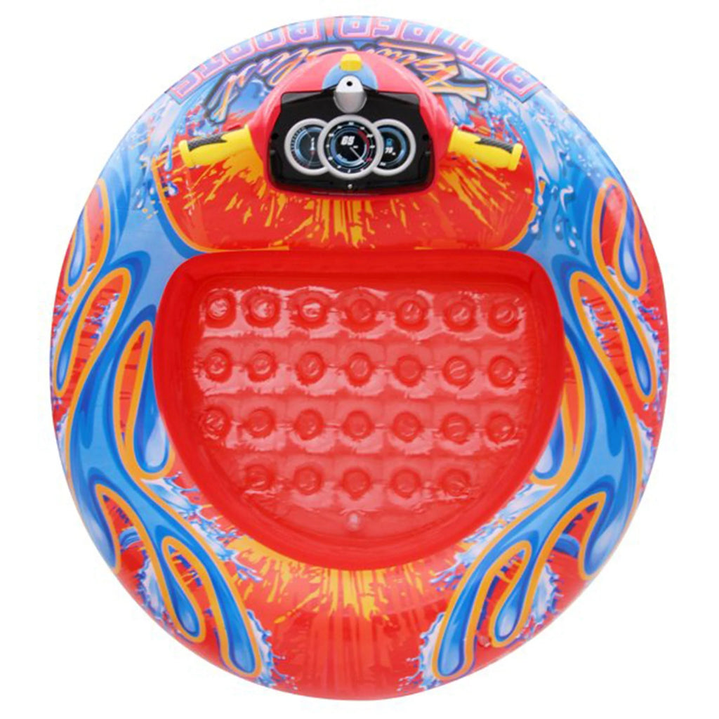 Banzai Aqua Blast Motorized Bumper Boat Inflatable Pool Float Water Toy, Red💝 Last Day For Clearance