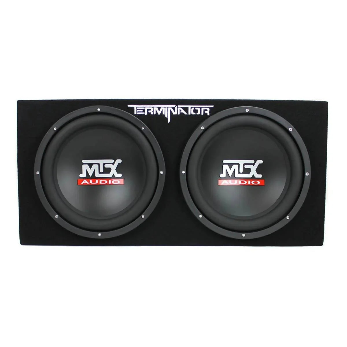 MTX TNE212D 12 1200W Dual Loaded Car Subwoofer and Boss 1100W Amplifier w/ Kit