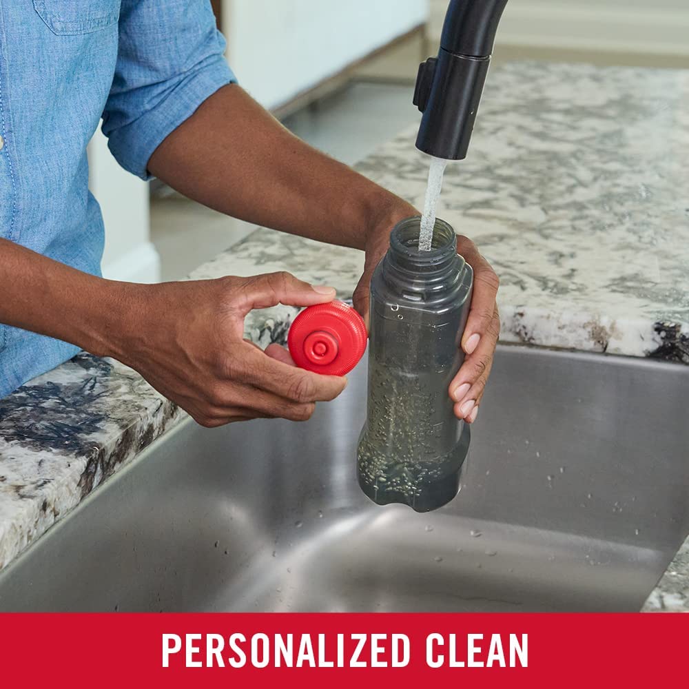 Rubbermaid Reveal Spray Microfiber Floor Cleaning Kit for Laminate and Hardwood Floors， Spray Mop with Reusable Washable Pads， Commercial