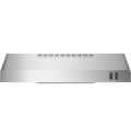 GE - 24 Convertible Range Hood - Stainless steel