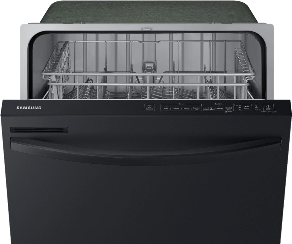 Samsung - 24 Top Control Built-In Dishwasher - Black stainless steel