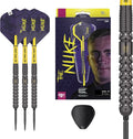 TARGET Darts Luke Littler G1 Steel Tip Swiss Point Darts, 90% Tungsten Dart, 22G/23G/24G | Generation 1 Steel Tip Dart, Player Edition Swiss Points Dart Sets with Tool, Pro Grip Shafts & No.2 Flights