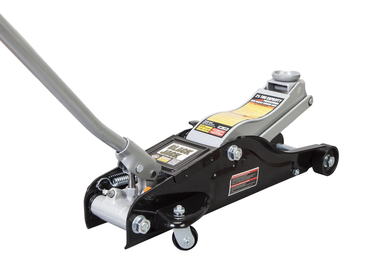 Black Jack 2.5 Ton Low Profile Floor Jack Black/Silver, T825010W