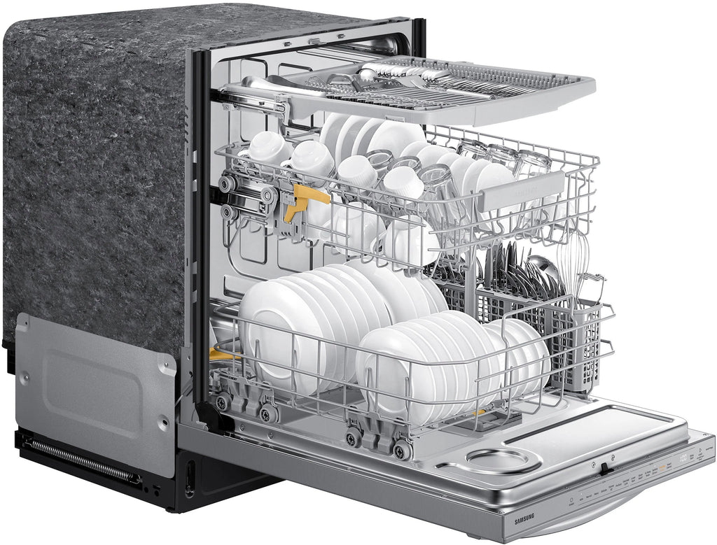 Samsung - Smart 42dBA Dishwasher with StormWash+ and Smart Dry - Stainless steel