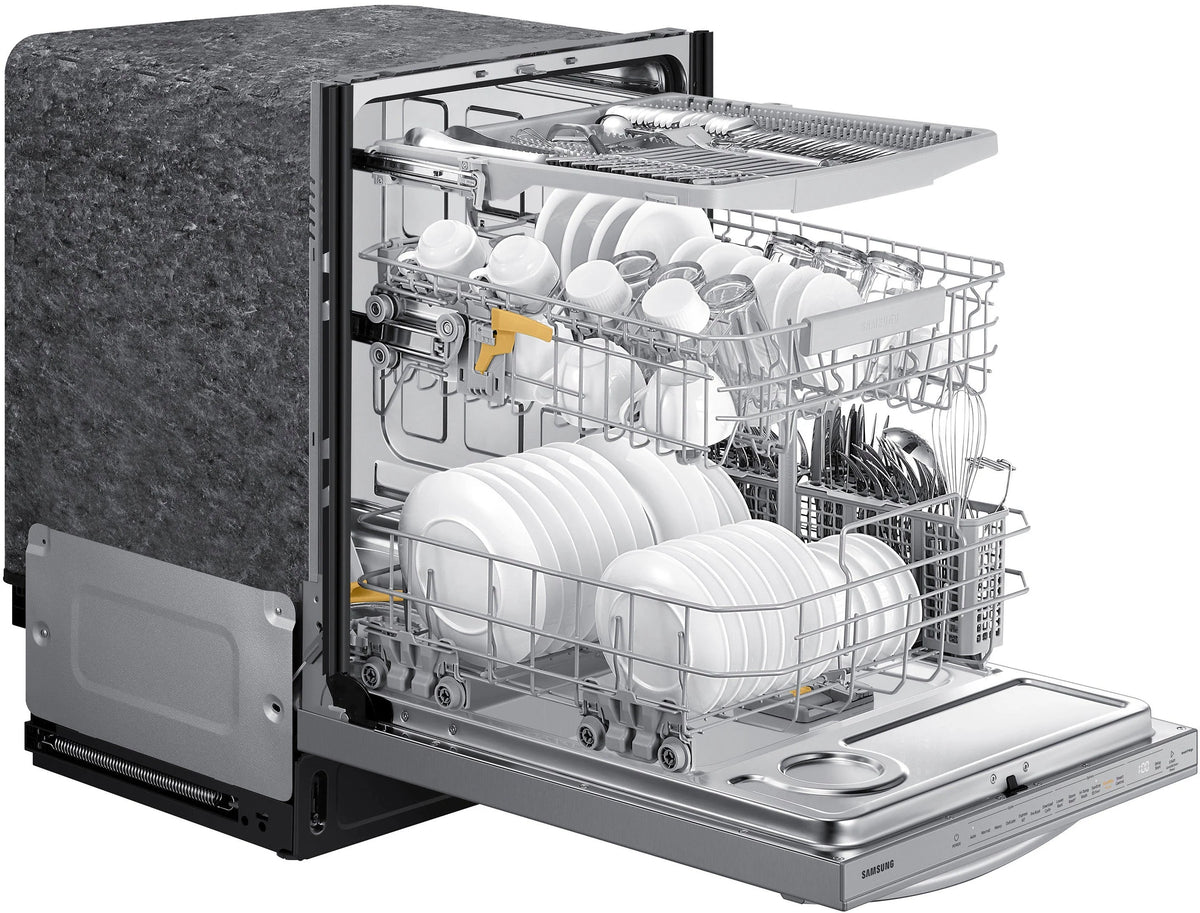 Samsung - Smart 42dBA Dishwasher with StormWash+ and Smart Dry - Stainless steel
