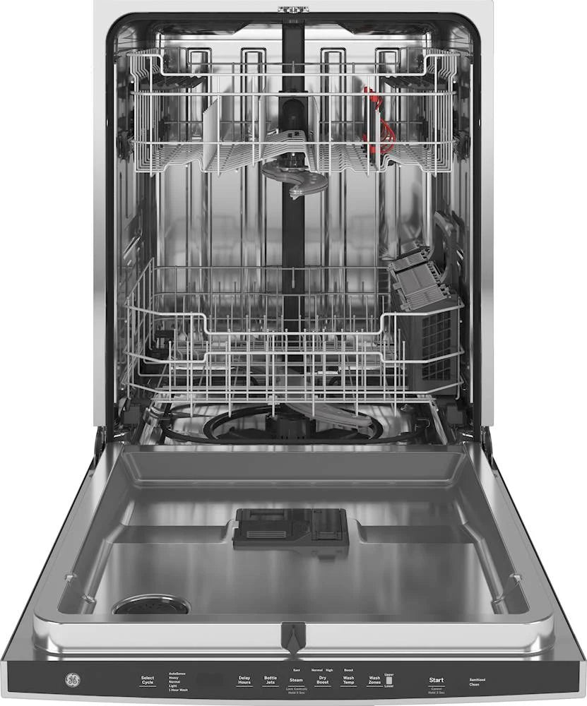 GE-Top Control Built-In Dishwasher with Stainless Steel Tub, Dry Boost, 48dBA - Stainless steel
