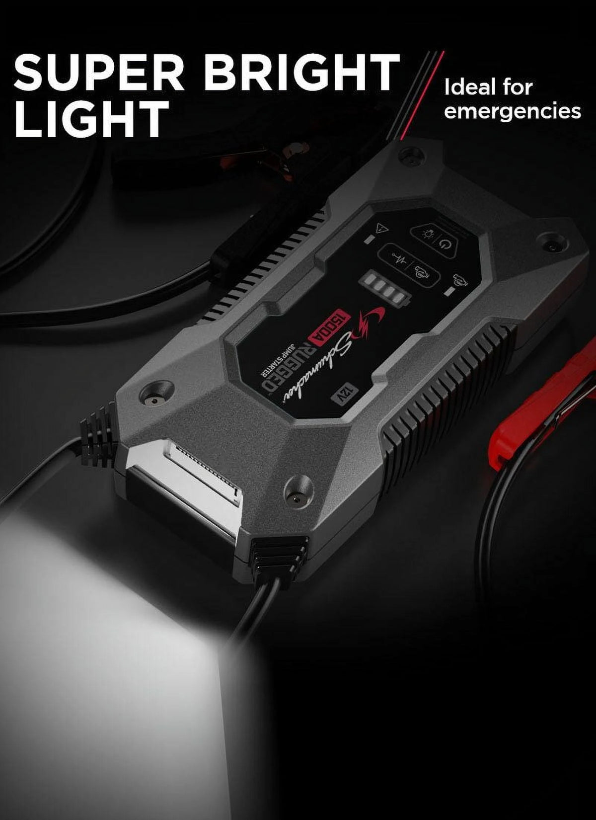 Open Box Schumacher Electric SL1611 1500A 12V Lithium Jump Starter