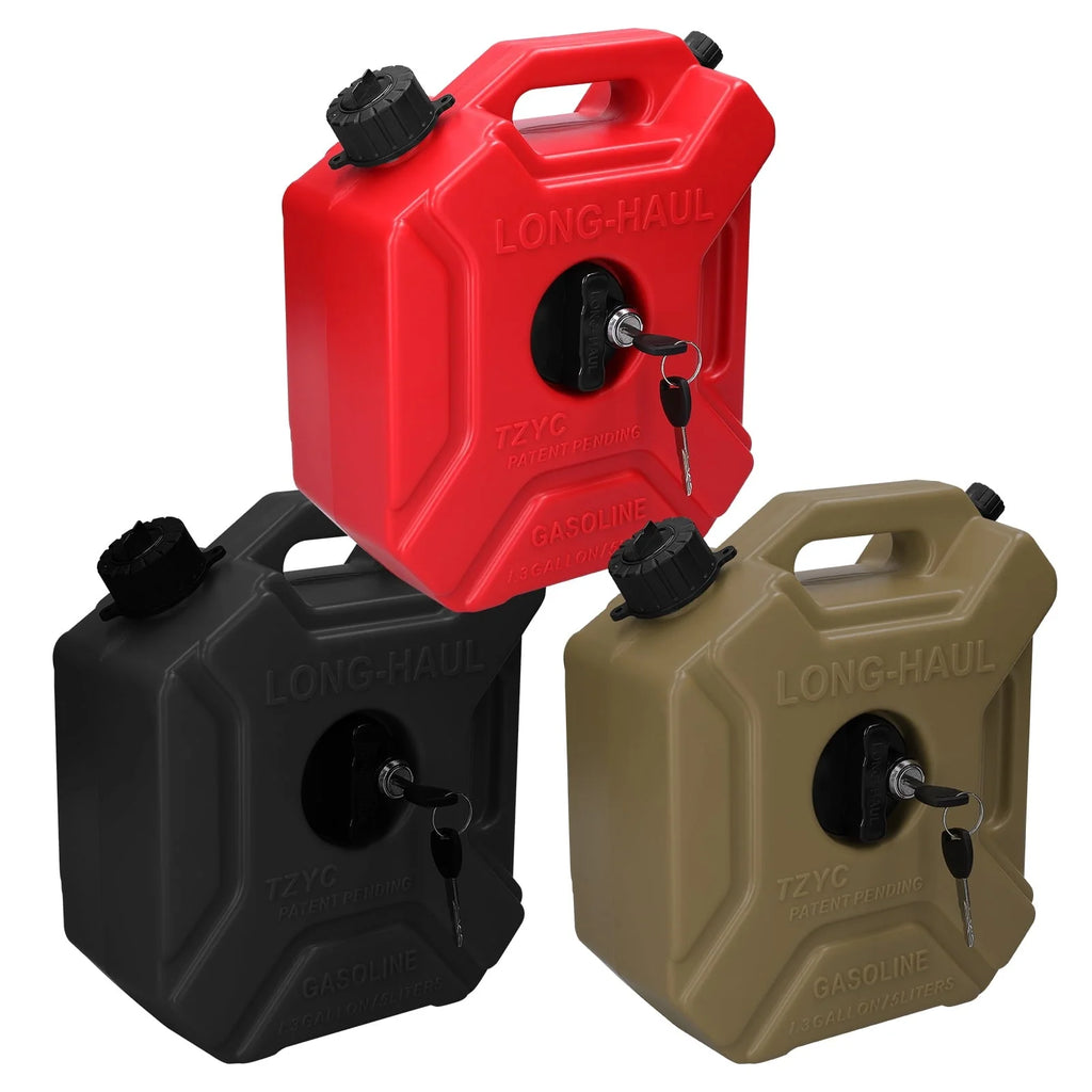 OWSOO Plastic bucket,Fuel Tanks Portable Diesels Containers -Static Tanks Key Car Tanks 5L -Static Tanks Lock Plastic bucket Car SUV 5L Portable ATV Off-Road Vehicle Tanks Portable 1.3 Nebublu