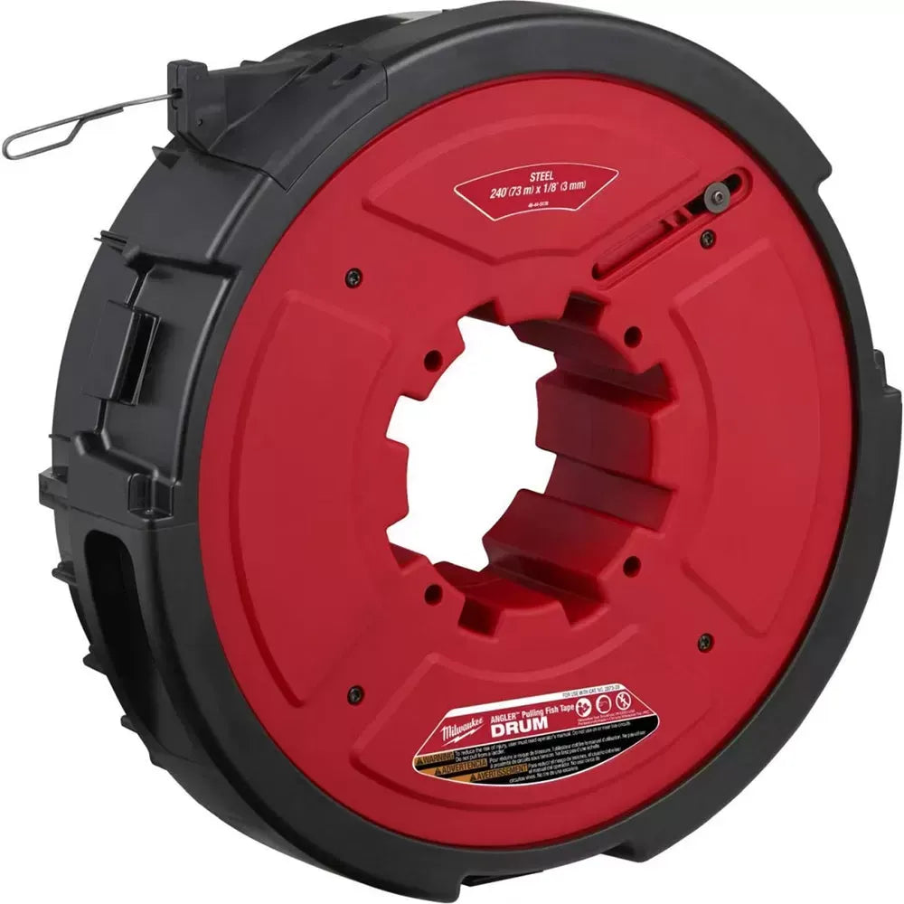 Milwaukee 48-44-5178 M18 FUEL 18V Angler 240' x 1/8 Steel Pulling Fish Tape