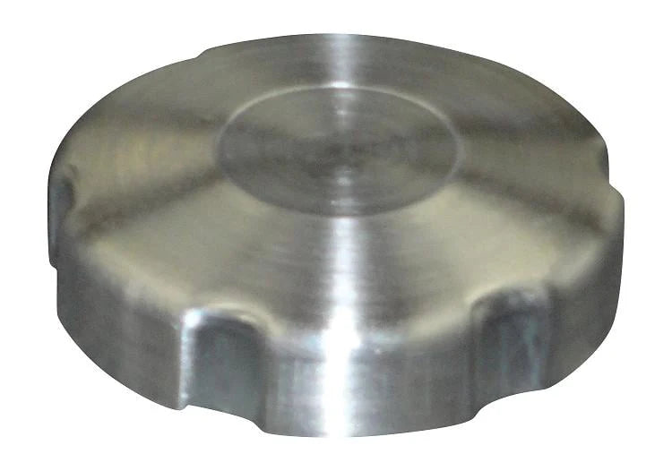 6x9 End Fill Round Spun Aluminum Gas Tank .90 Gallon - Mini Bike, GoKart, Riding Mower