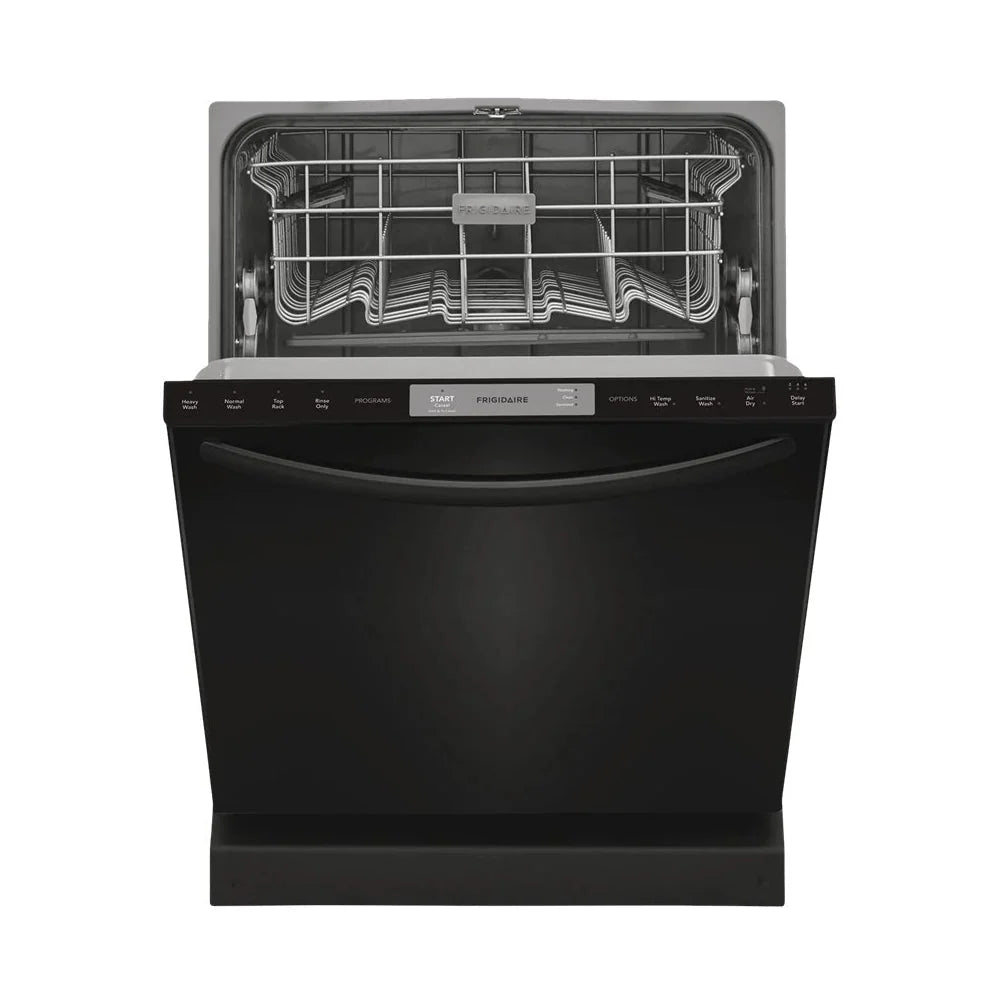 Frigidaire - 24 Compact Top Control Built-In Dishwasher with 54 dBa - Black
