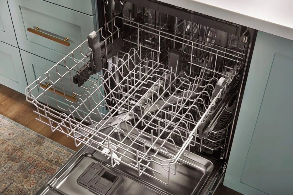 Whirlpool - 24 Top Control Built-In Dishwasher with Stainless Steel Tub, Large Capacity, 3rd Rack, 47 dBA - Black