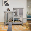Aivituvin Rabbit Hutch / House Large Bunny Cage, Indoor Outdoor (Style1)